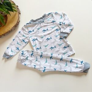 Cypress Row Boutique Shark Pajama Set | 2T